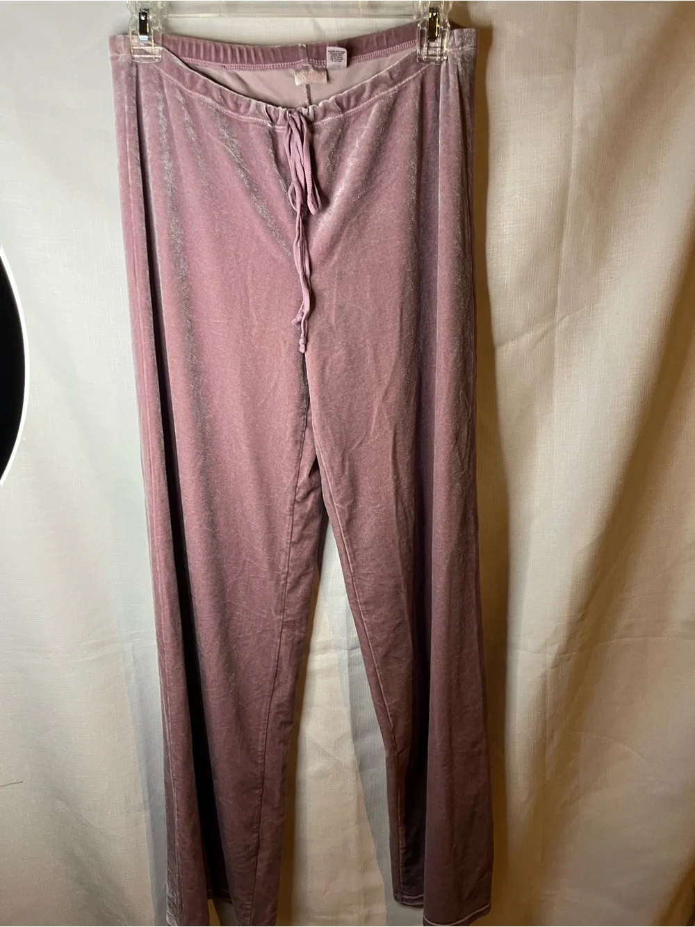 Victoria's Secret Velvet Cami & Pant Set in Mauve Pink